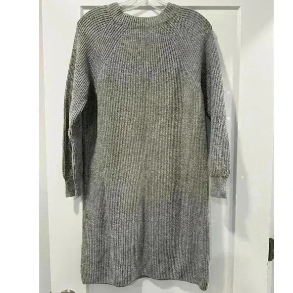 J.Crew Mercantile Wool Blend Sweater/Dress with Bow Size M - Picture 5 of 11